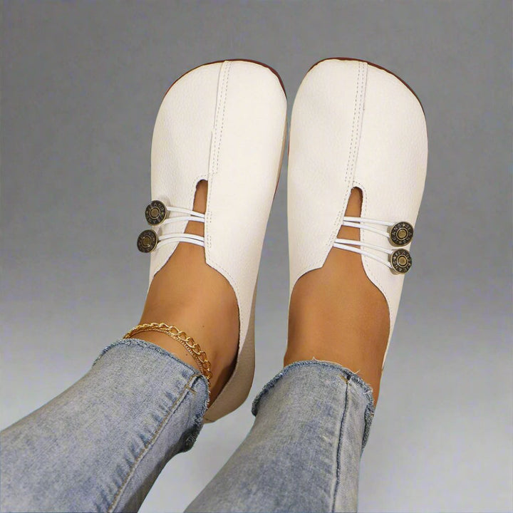 Mokassins Damen Ziegenleder Premium Komfort Slip-On