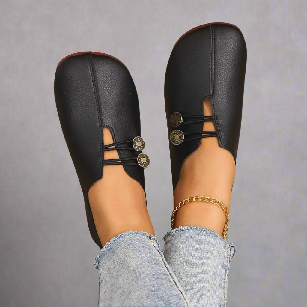 Mokassins Damen Ziegenleder Premium Komfort Slip-On