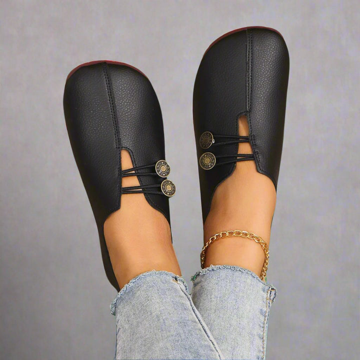 Mokassins Damen Ziegenleder Premium Komfort Slip-On