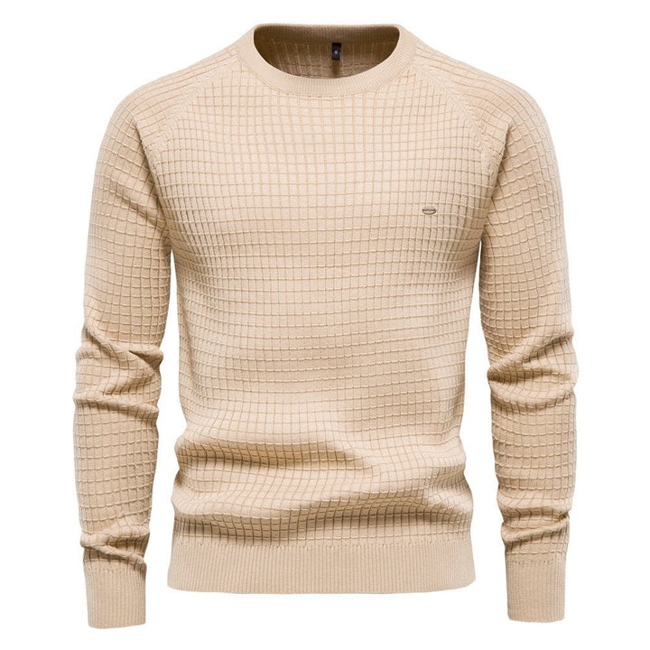 Oliver | Herren Strukturierter Winterpullover mit langen Ärmeln