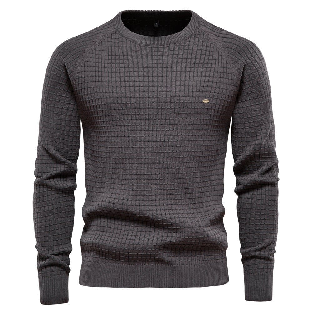 Oliver | Herren Strukturierter Winterpullover mit langen Ärmeln