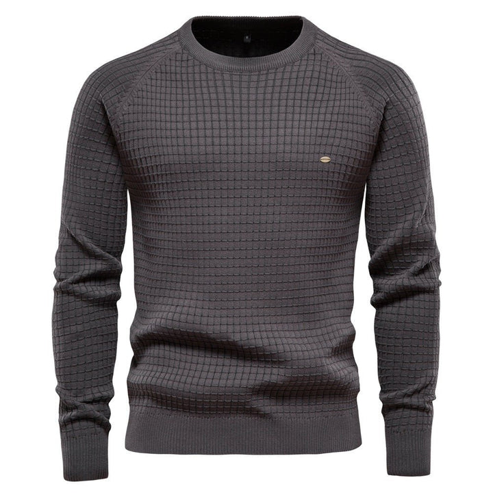 Oliver | Herren Strukturierter Winterpullover mit langen Ärmeln