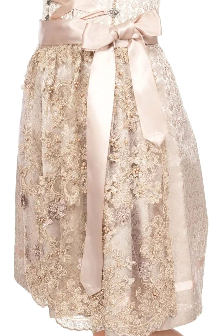 Oktoberfest Dirndl Trachtenkleid mit Spitzenschürze Damen