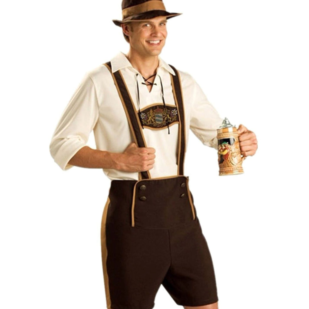 Oktoberfest Trachten-Kostüm Set Lederhose Herren Dirndl Damen