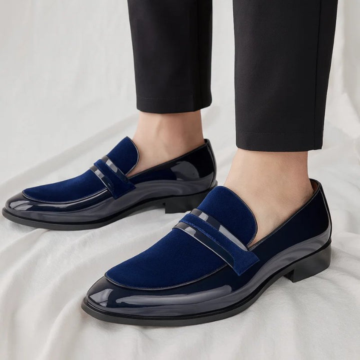 Penny Loafer Herren Leder Wildleder Business Slipper