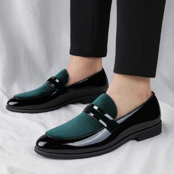 Penny Loafer Herren Leder Wildleder Business Slipper