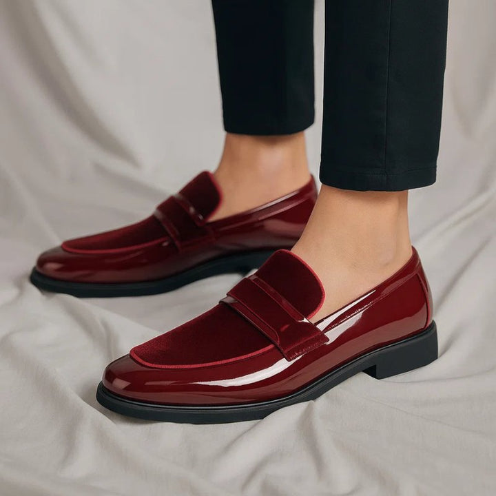 Penny Loafer Herren Leder Wildleder Business Slipper
