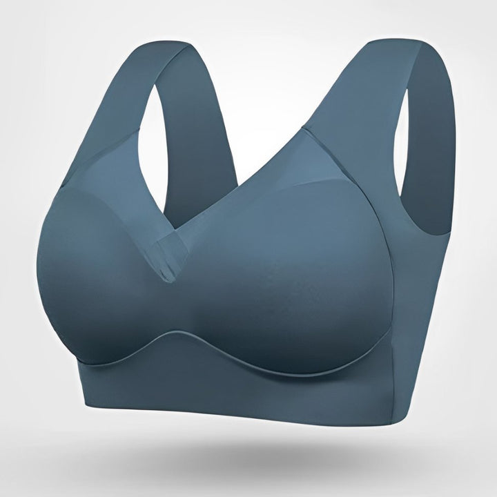 Plus Size BH V-Ausschnitt Geformt Ohne Bügel - Dark Blue