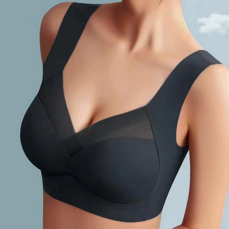 Plus Size BH V-Ausschnitt Geformt Ohne Bügel