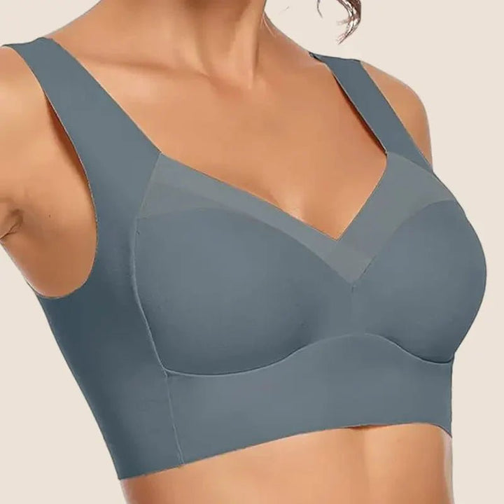 Plus Size BH V-Ausschnitt Geformt Ohne Bügel
