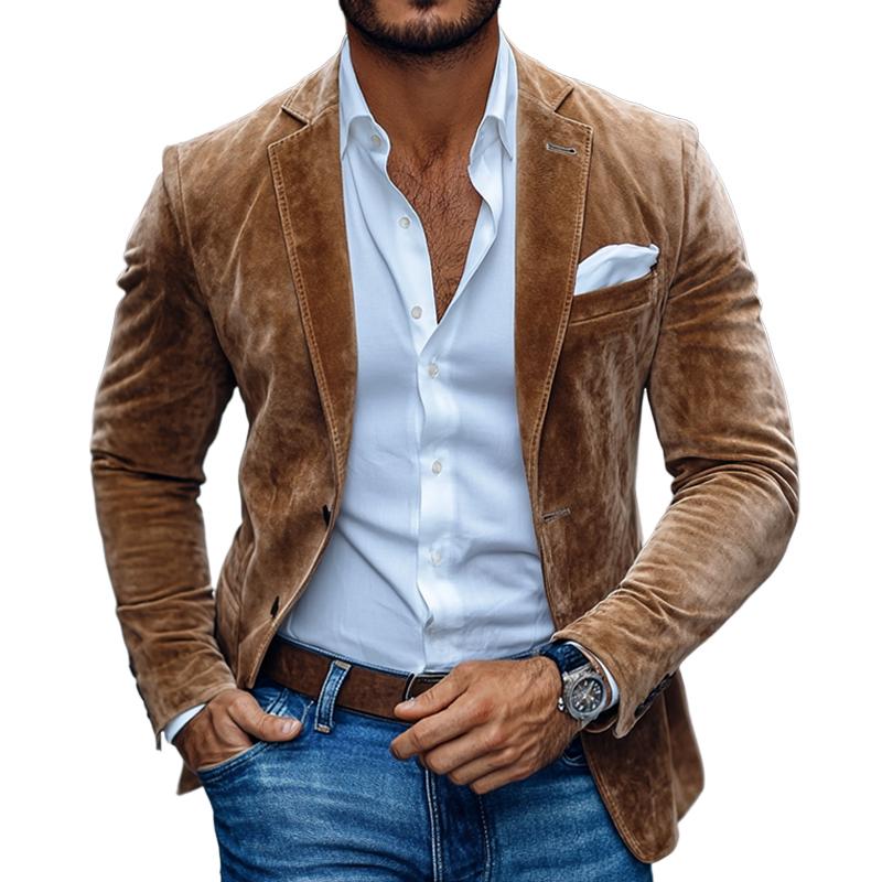 Gunnar | Herren Maßgeschneiderte Smart-Casual Jacke aus Wildleder