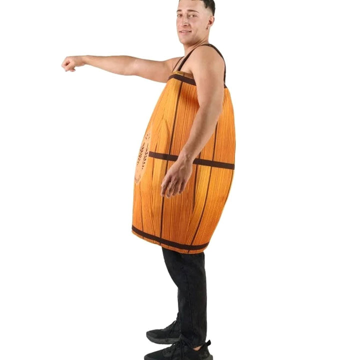 Unisex Holzfass Kostüm Weinfass Verkleidung Karneval Oktoberfest