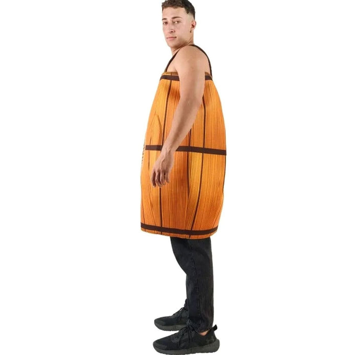Unisex Holzfass Kostüm Weinfass Verkleidung Karneval Oktoberfest