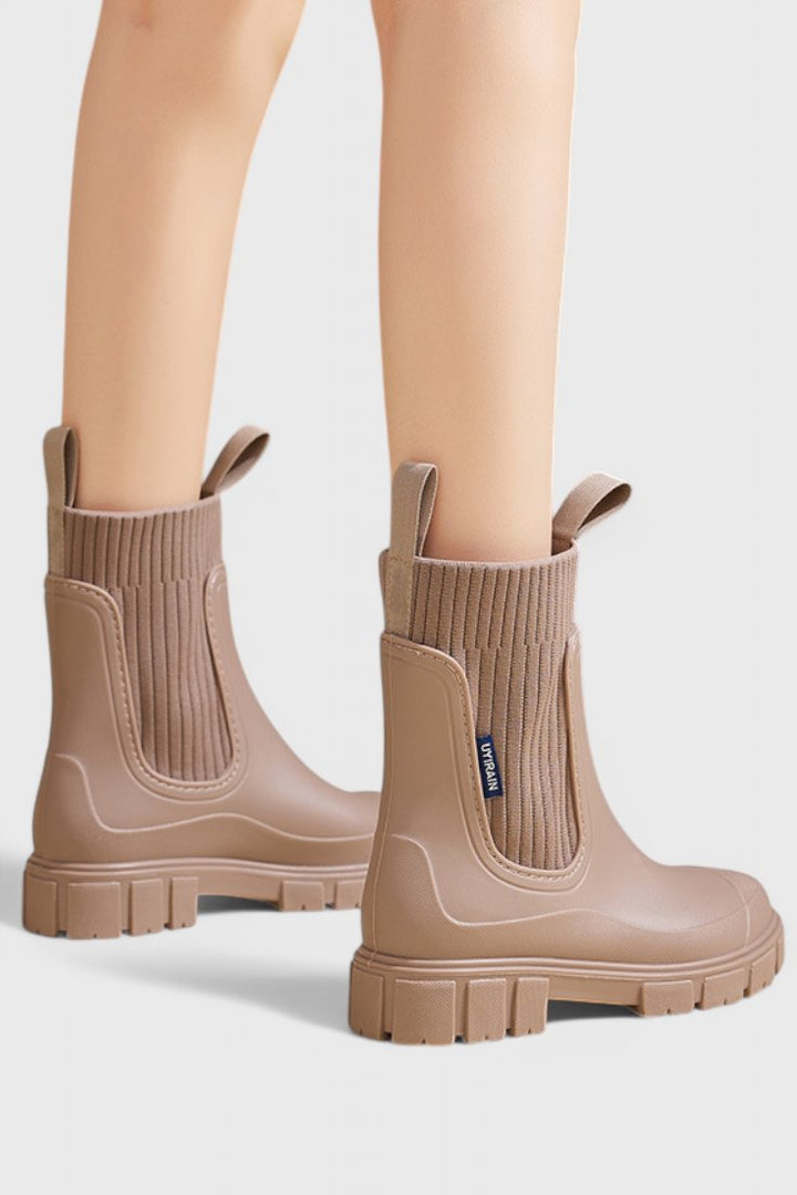 Waterproof Boots Chelsea Damen Gummistiefel Regenstiefel