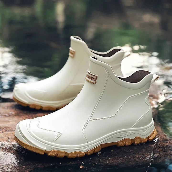 Waterproof Boots Herren Chelsea Slip-On Outdoor - Beige